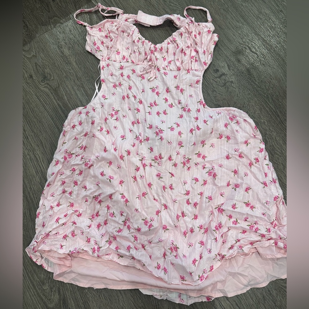Pink Backless Mini Dress from Grey Bandit